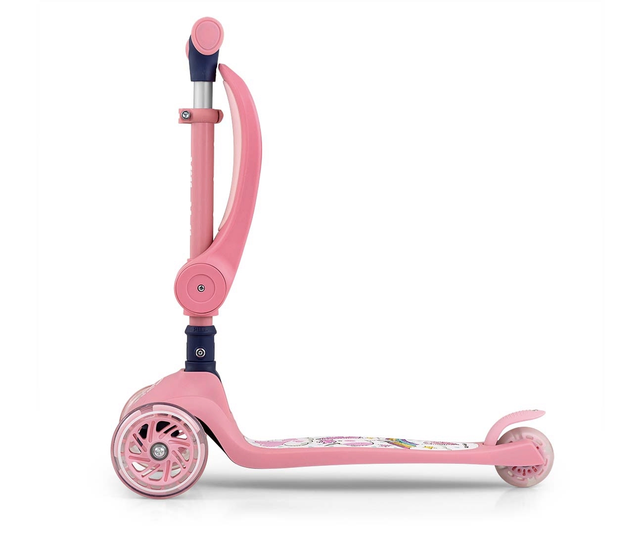 Milly Mally Scooter Fuzzy Pink — zdjęcie 3
