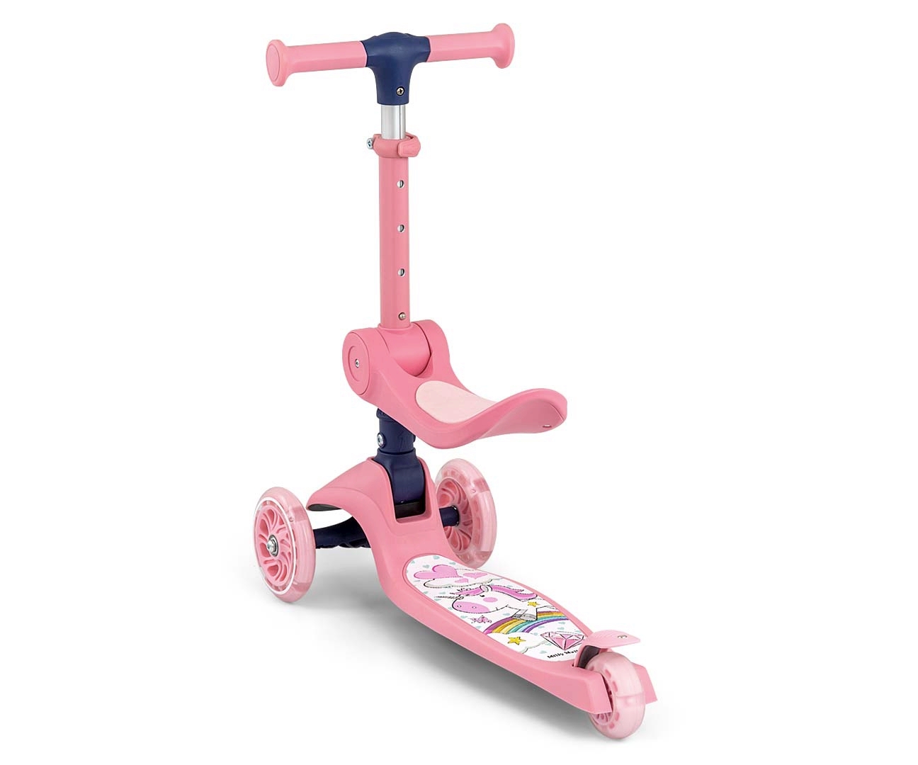 Milly Mally Scooter Fuzzy Pink — zdjęcie 4