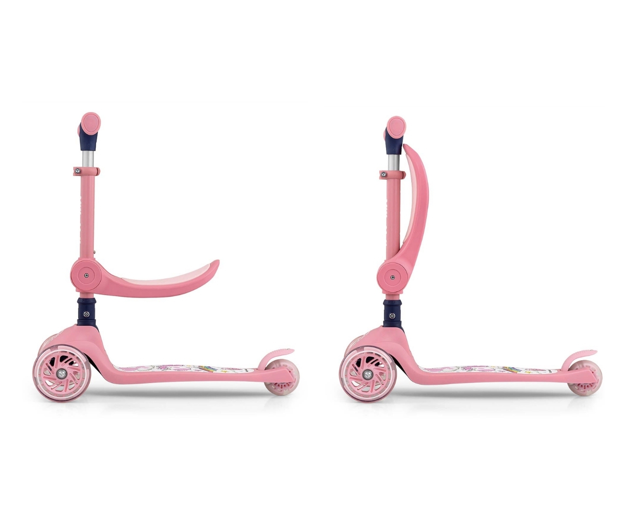 Milly Mally Scooter Fuzzy Pink — zdjęcie 5