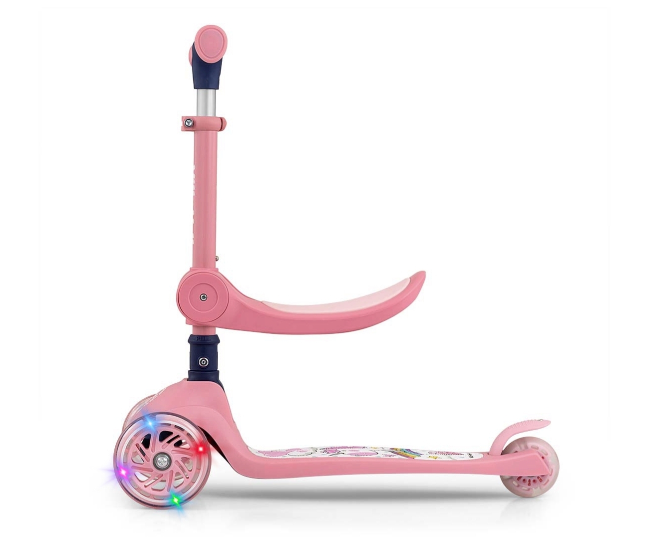 Milly Mally Scooter Fuzzy Pink — zdjęcie 6