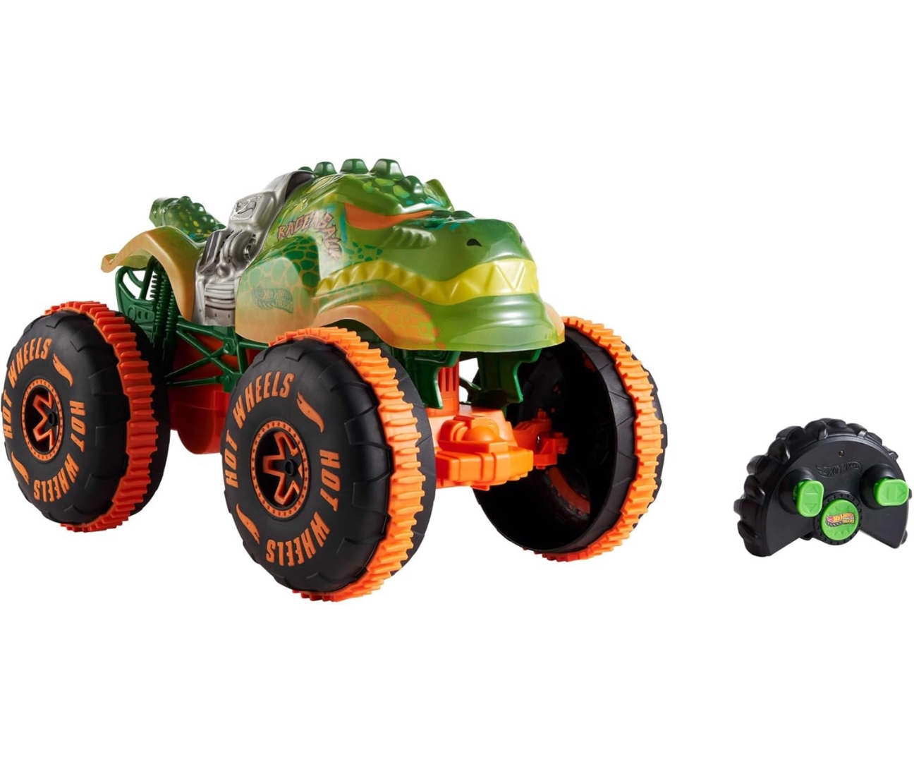Mattel JBH03 Hot Wheels Zdalnie Sterowany Monster Truck Rageasaur — zdjęcie 2