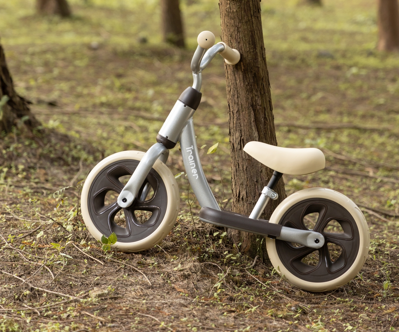 Qplay Rowerek Biegowy Trainer Silver — zdjęcie 6