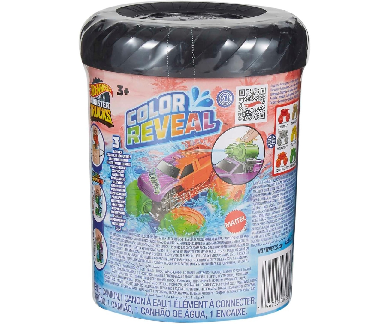 Mattel HJF39 Hot Wheels Monster Trucks Color Reveal — zdjęcie 5