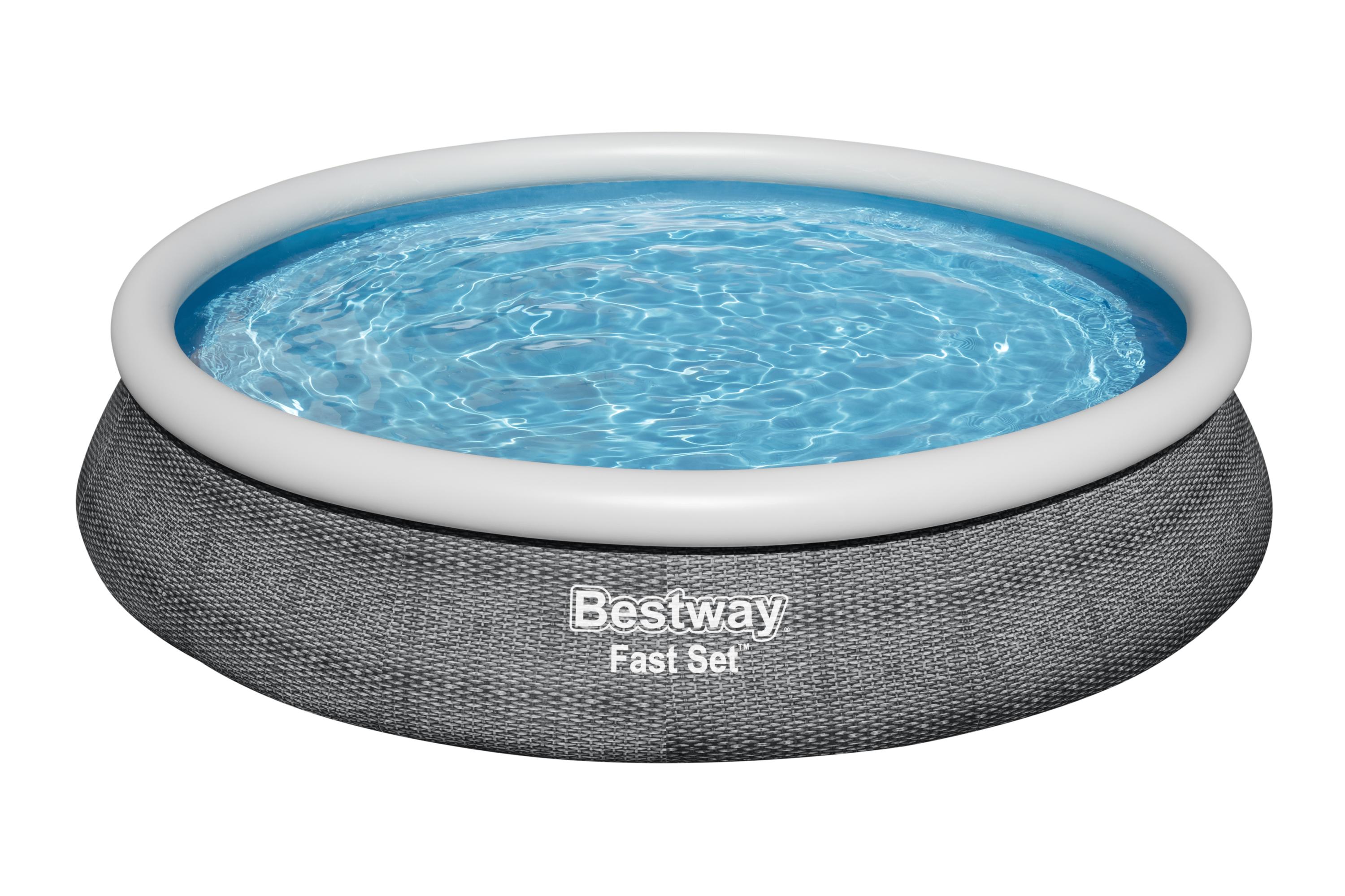 Bestway 57313 bassein Fast Set z pompa filtracyjna hall 4.57m x 84cm