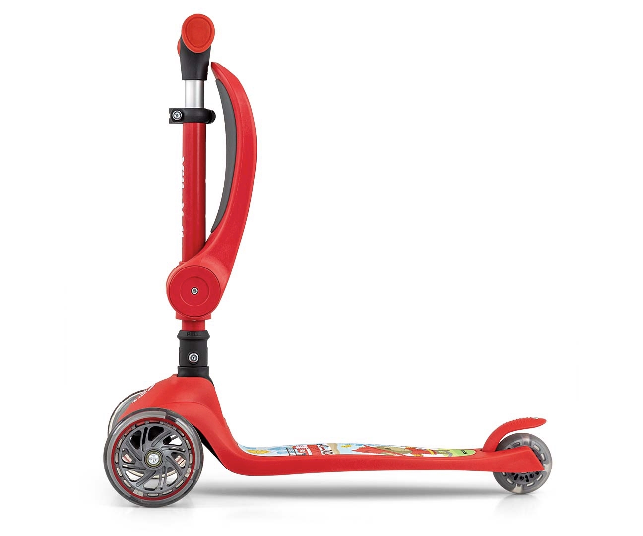 Milly Mally Scooter Fuzzy Red — zdjęcie 3
