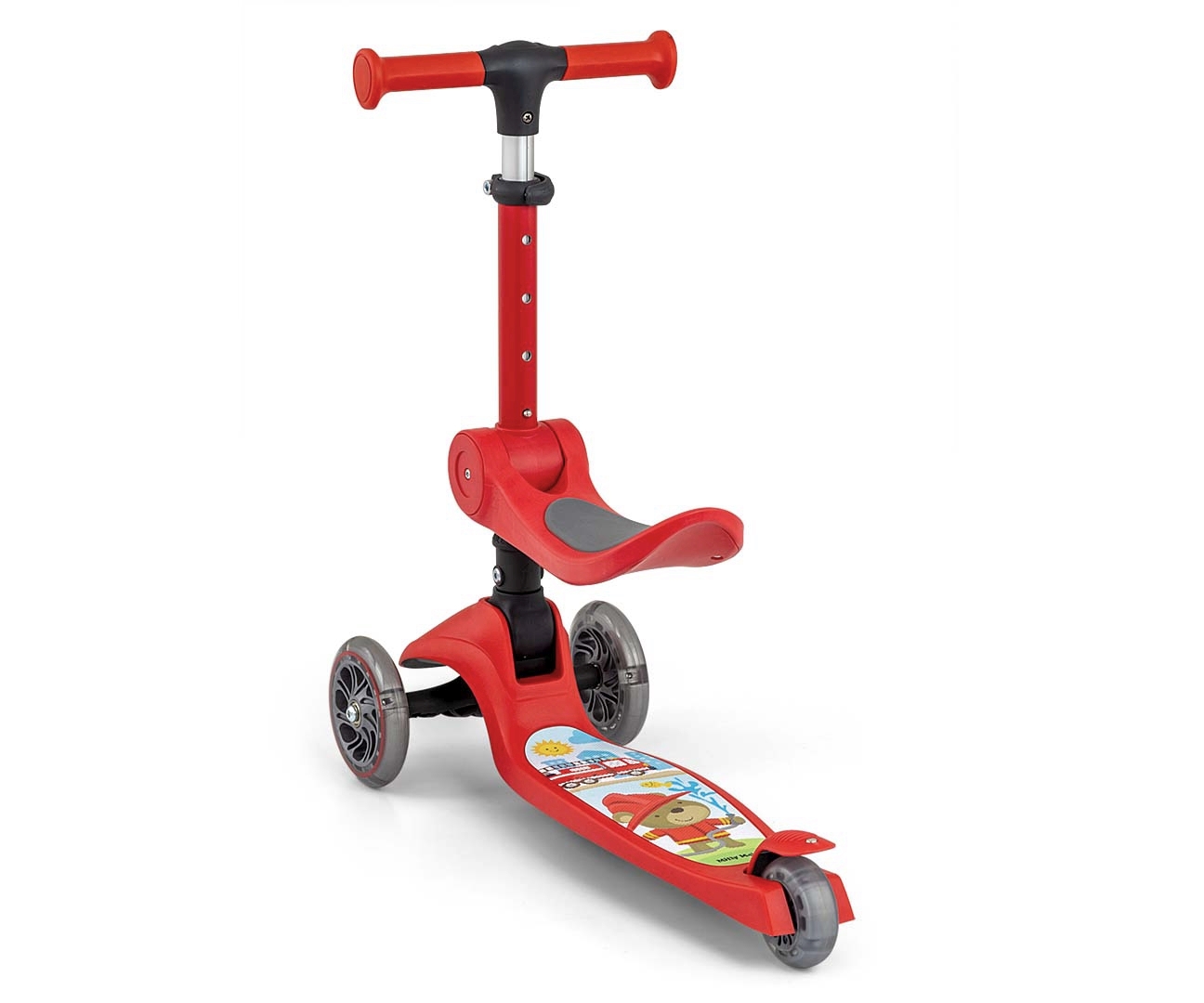 Milly Mally Scooter Fuzzy Red — zdjęcie 4