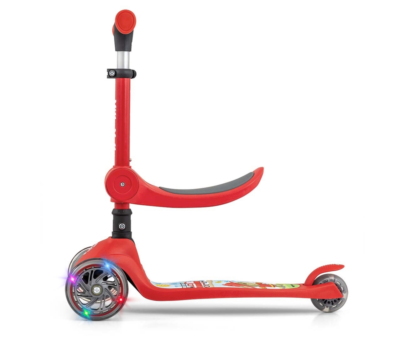 Milly Mally Scooter Fuzzy Red — zdjęcie 6