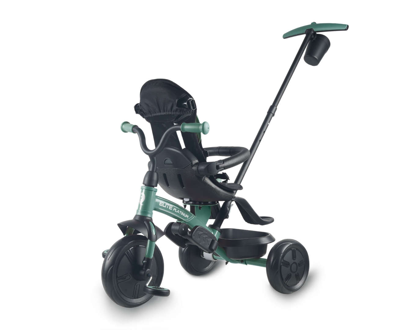 Qplay Rowerek Trójkołowy Elite Platinum Green — zdjęcie 5
