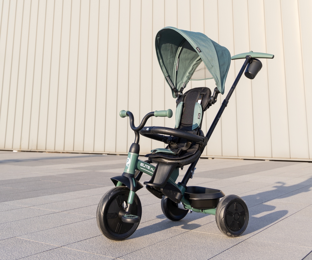 Qplay Rowerek Trójkołowy Elite Platinum Green — zdjęcie 11