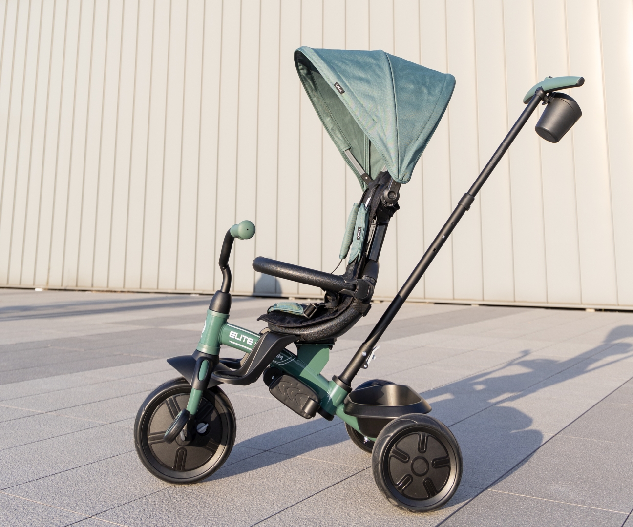 Qplay Rowerek Trójkołowy Elite Platinum Green — zdjęcie 12
