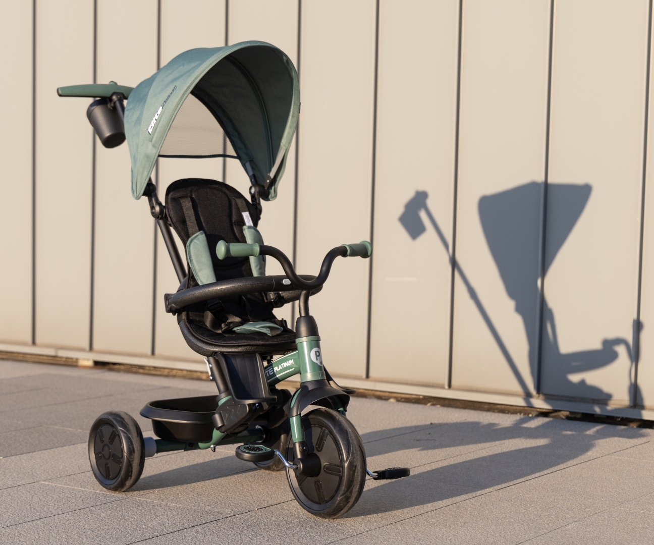 Qplay Rowerek Trójkołowy Elite Platinum Green — zdjęcie 13