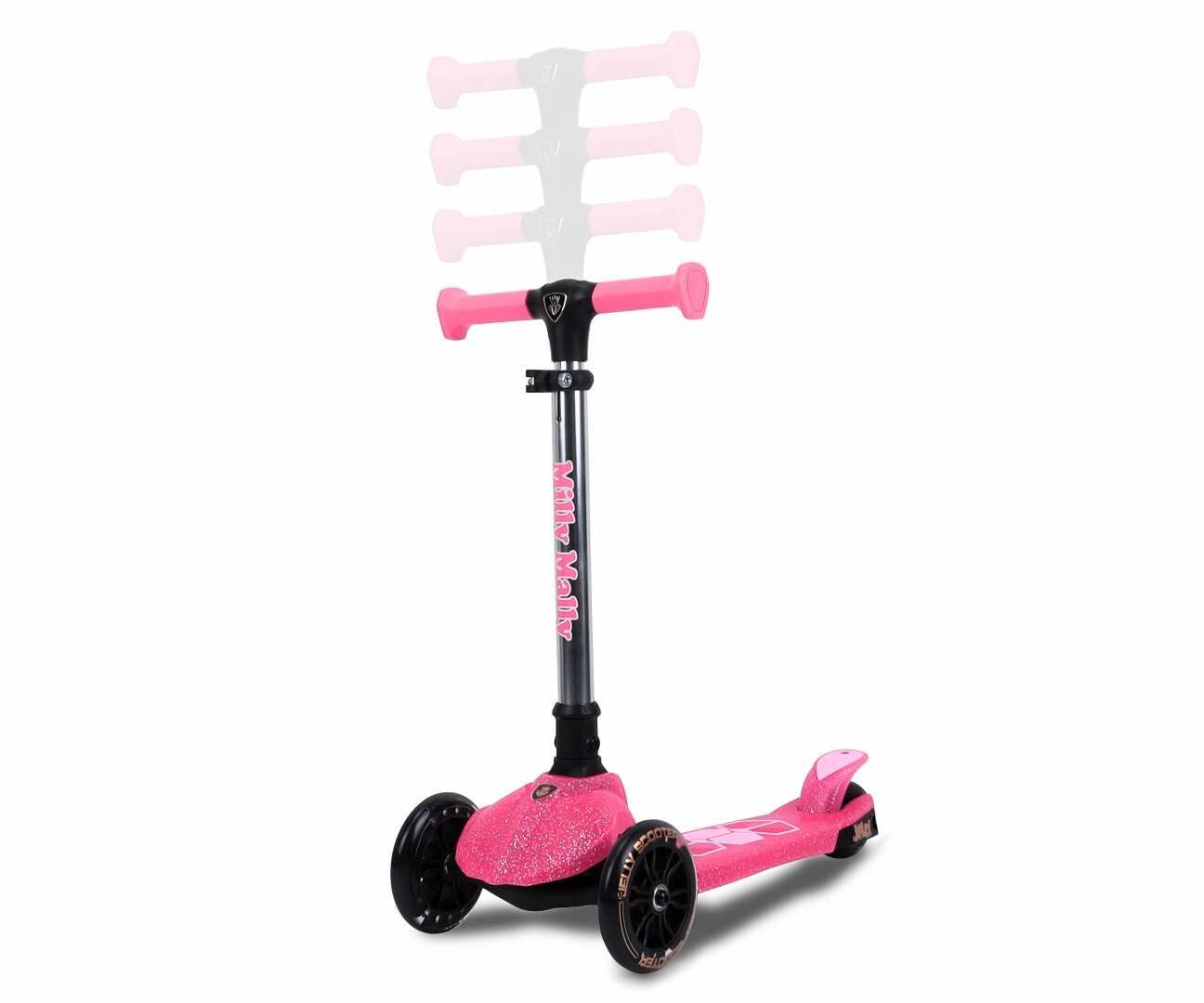 Milly Mally Scooter Jelly Pink — zdjęcie 8