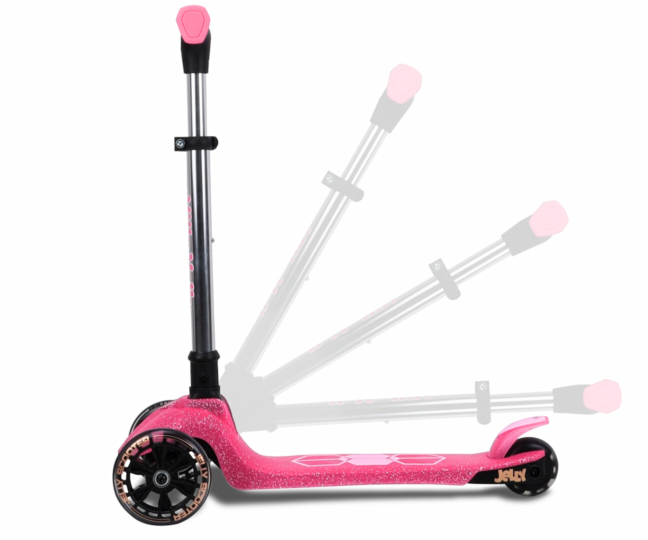 Milly Mally Scooter Jelly Pink — zdjęcie 9