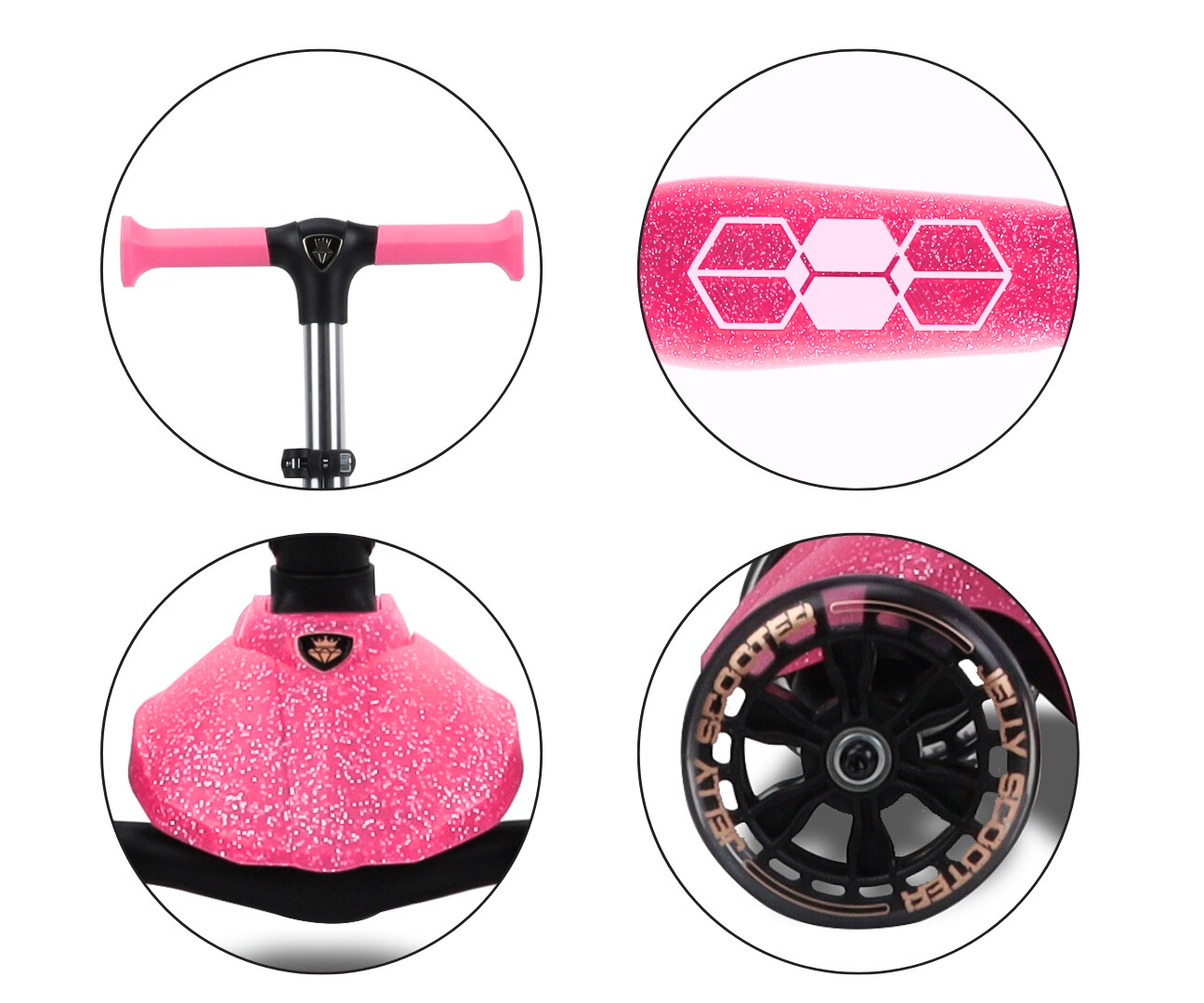 Milly Mally Scooter Jelly Pink — zdjęcie 11