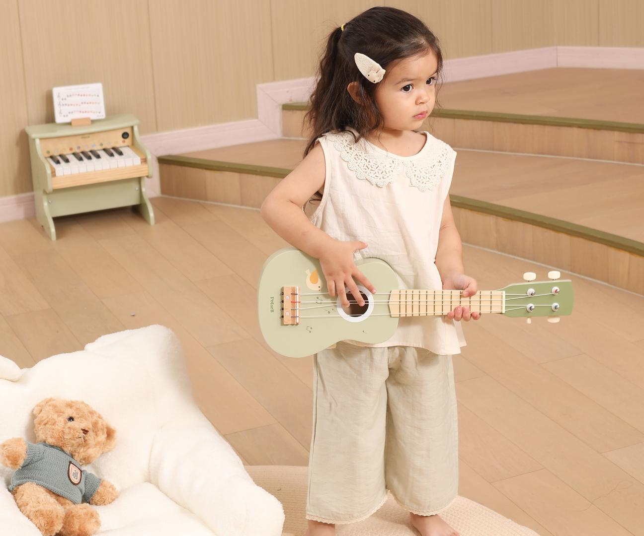 Viga 44275 PolarB Zielona gitara-21 cali — zdjęcie 9