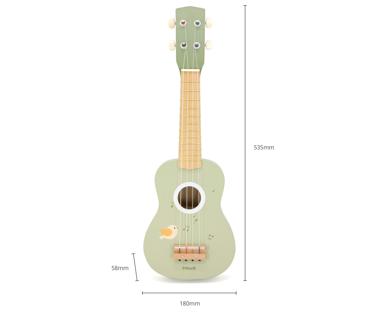 Viga 44275 PolarB Zielona gitara-21 cali — zdjęcie 10