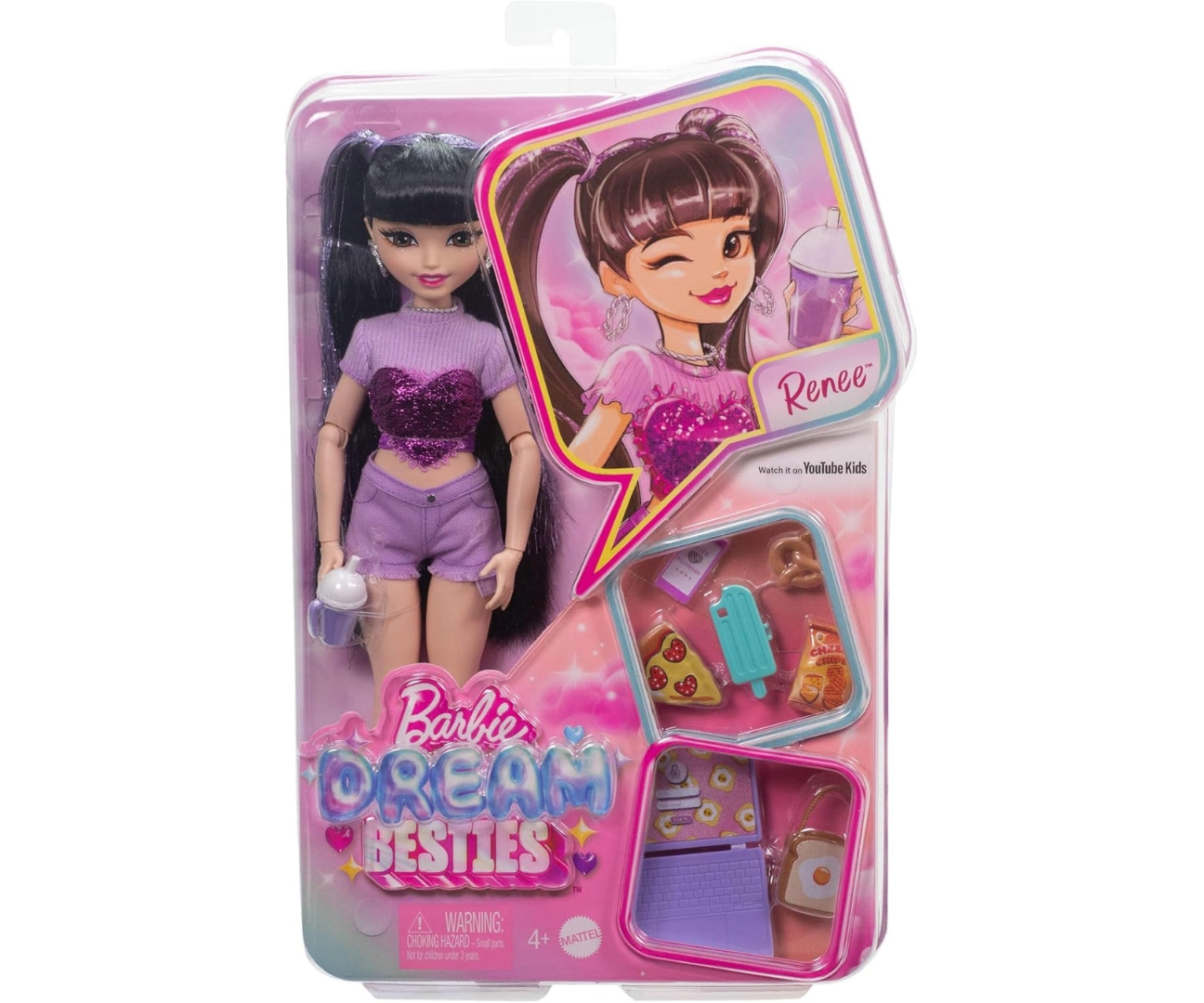 Mattel HYC24 Lalka Barbie Dream Besties Renee — zdjęcie 4