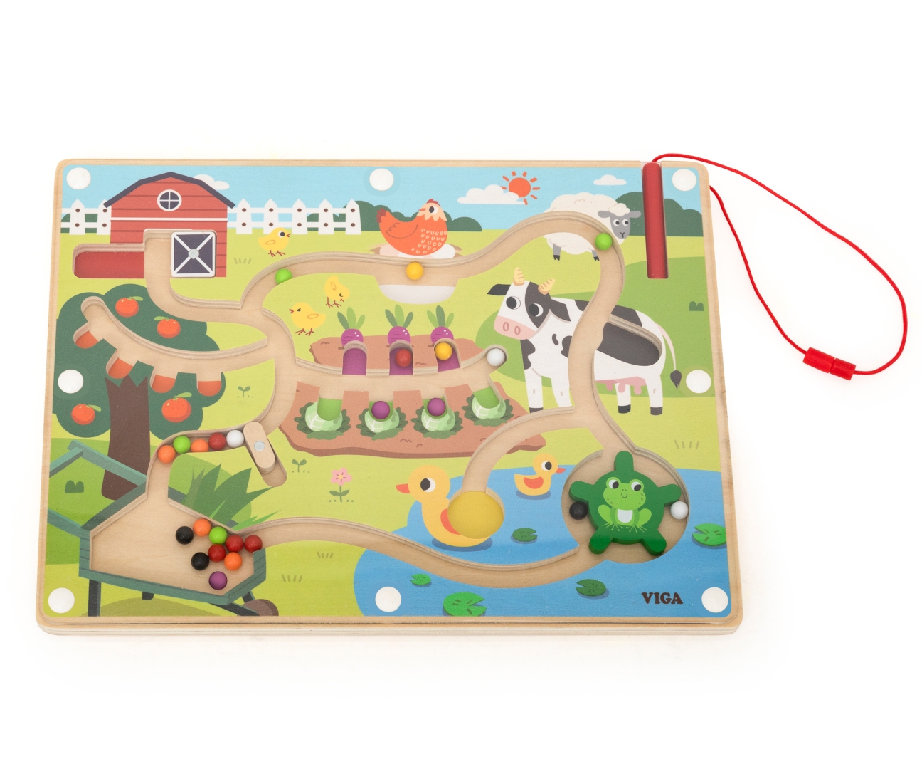 Viga 44851 Labirynt Magnetyczny Dzień na Farmie — zdjęcie 2