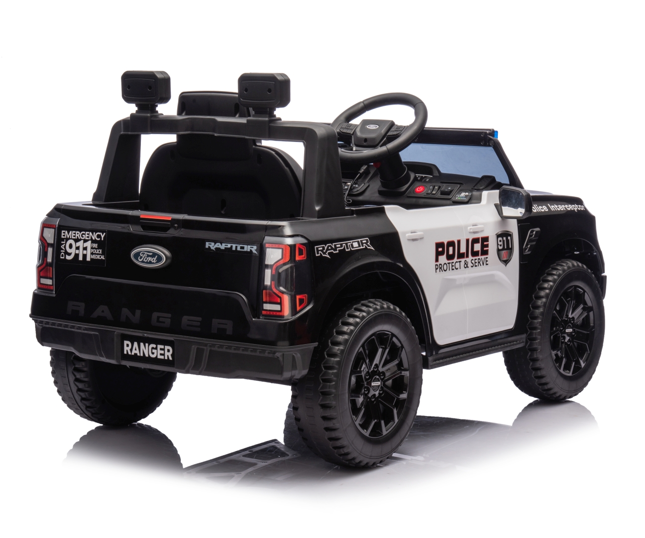 Milly Mally Pojazd na akumulator Ford Ranger Police Black — zdjęcie 5