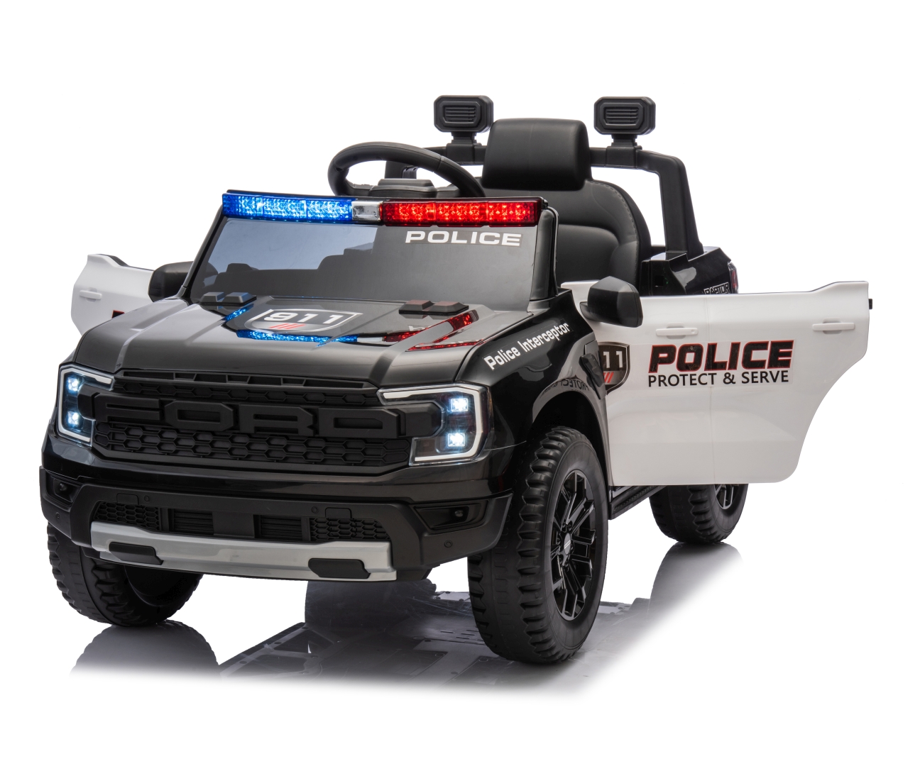 Milly Mally Pojazd na akumulator Ford Ranger Police Black — zdjęcie 6