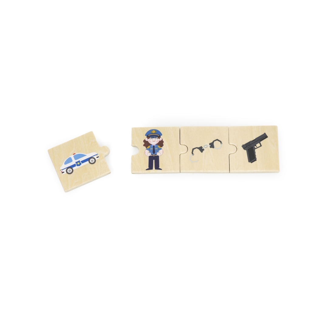 Viga 44749 Zestaw puzzli - dopasuj zawody z narzędziami — zdjęcie 4