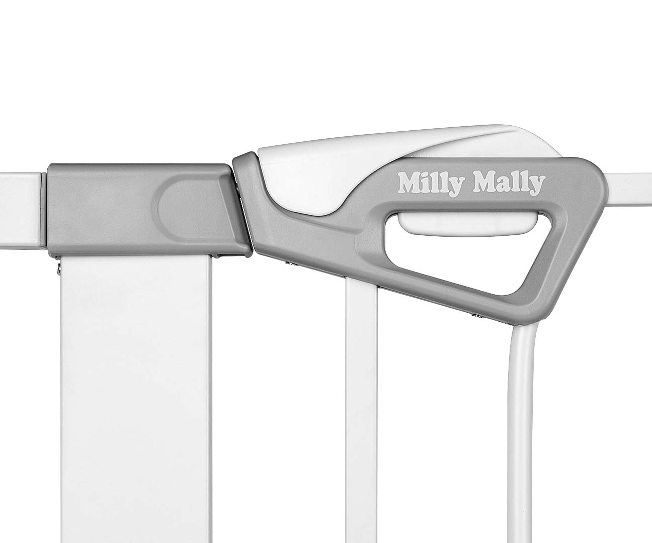 Milly Mally Bramka zabezpieczająca Barierka na schody z rozszerzeniami Guardy 118 White — zdjęcie 8