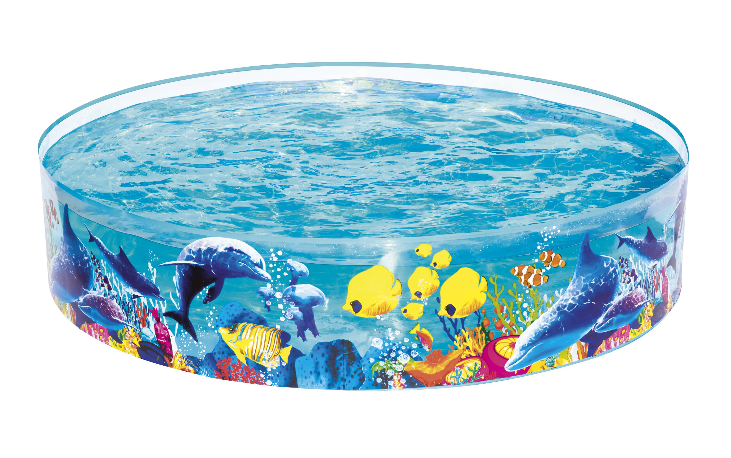 Bestway 55030 BASEN ROZPOROWY PRZEZROCZYSTY PODWODNY SWIAT 1.83m x 0.38m