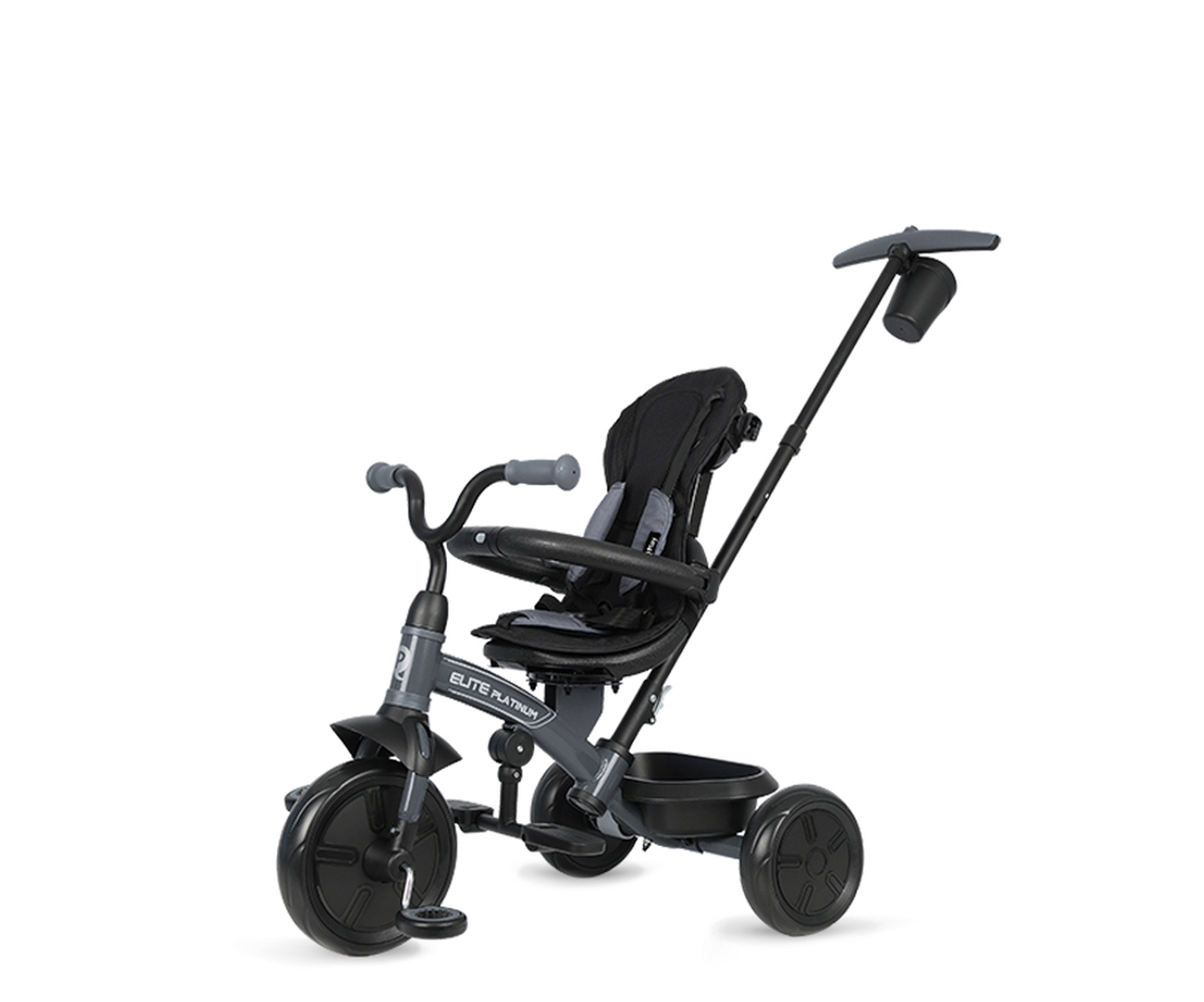 Qplay Rowerek Trójkołowy Elite Platinum Grey — zdjęcie 4