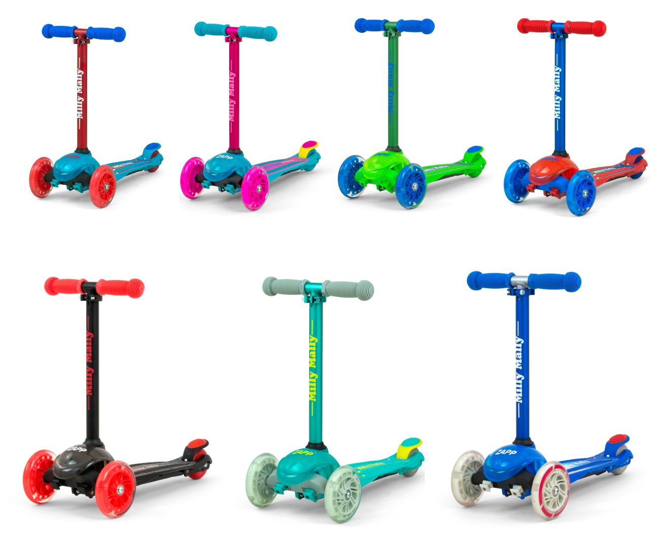 Milly Mally Scooter Zapp Mint — zdjęcie 7