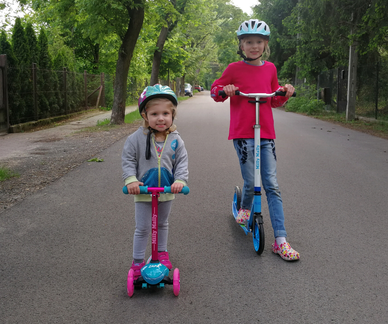 Milly Mally Scooter Zapp Mint — zdjęcie 9