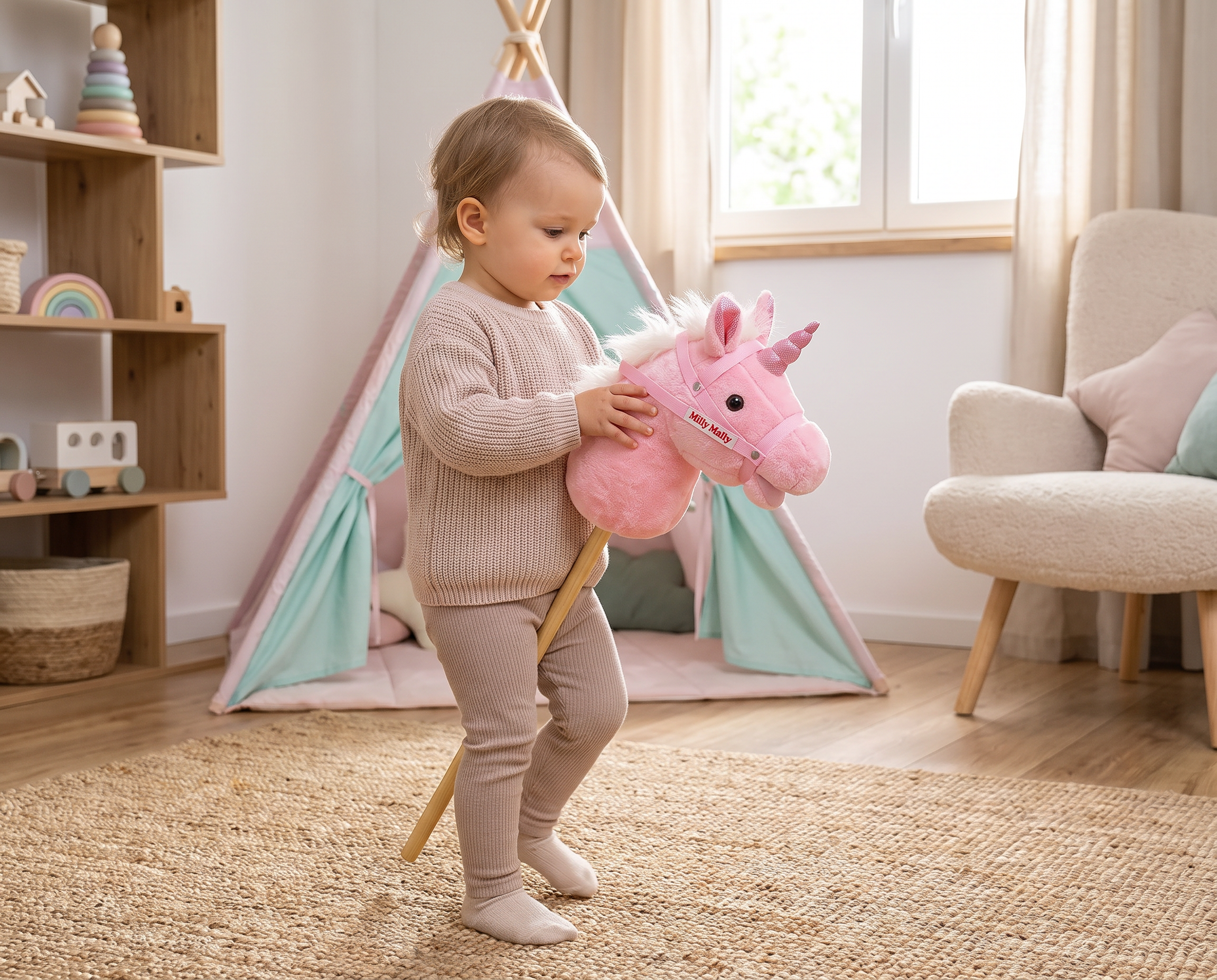 Milly Mally Hobby Koń na Kiju Pink — zdjęcie 3
