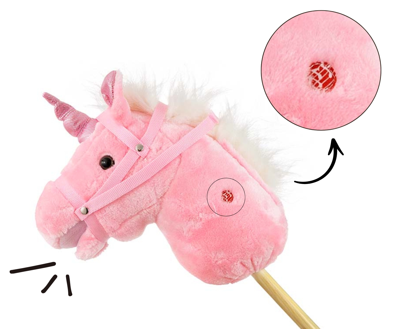 Milly Mally Hobby Koń na Kiju Pink — zdjęcie 8