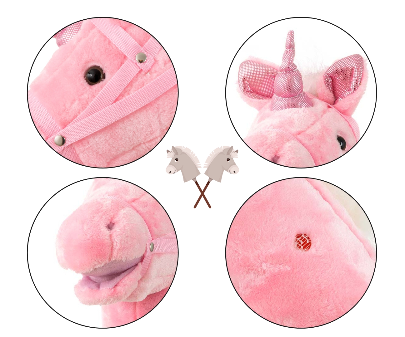 Milly Mally Hobby Koń na Kiju Pink — zdjęcie 10