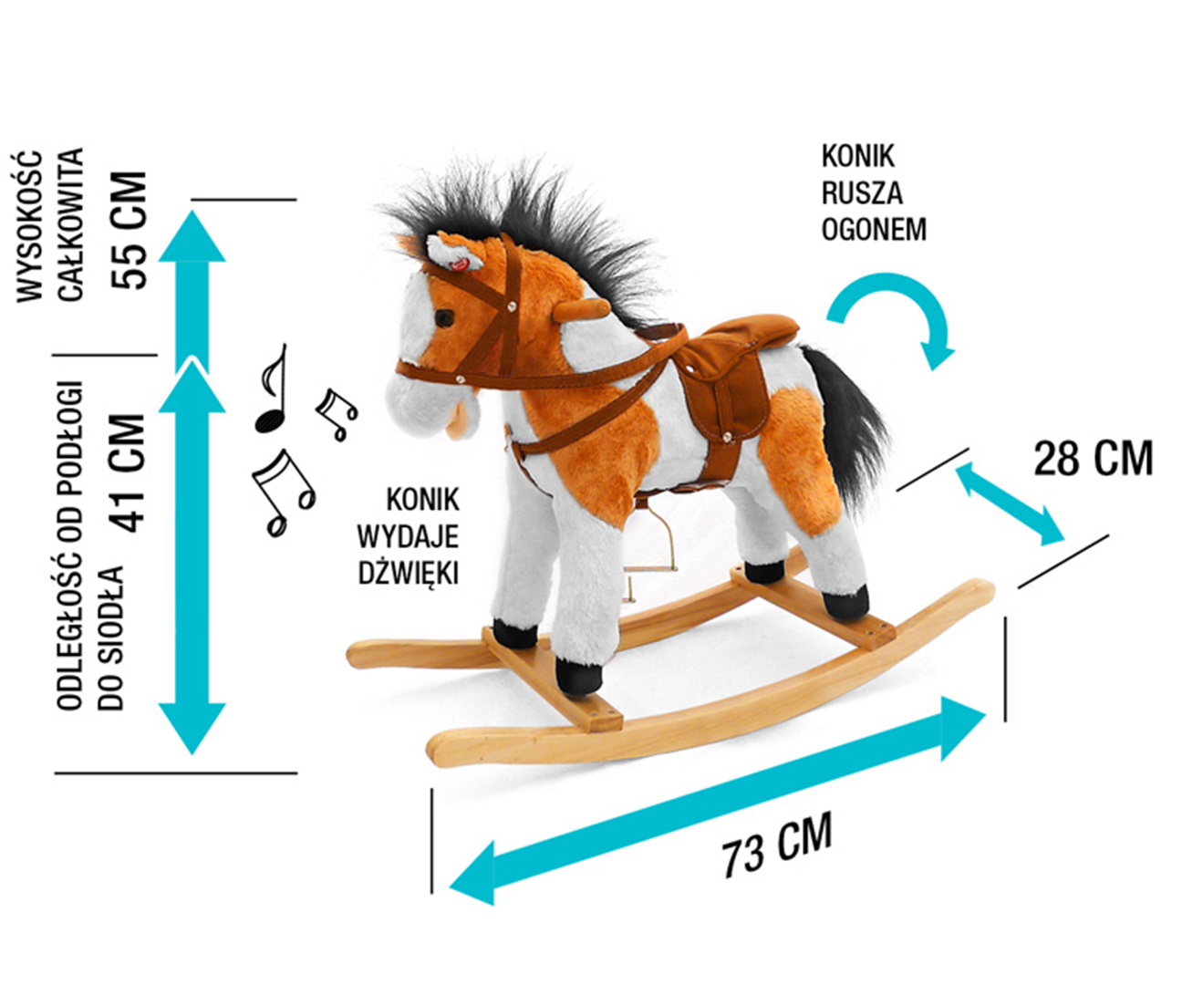 Milly Mally Koń Łatek ciemny brąz — zdjęcie 2