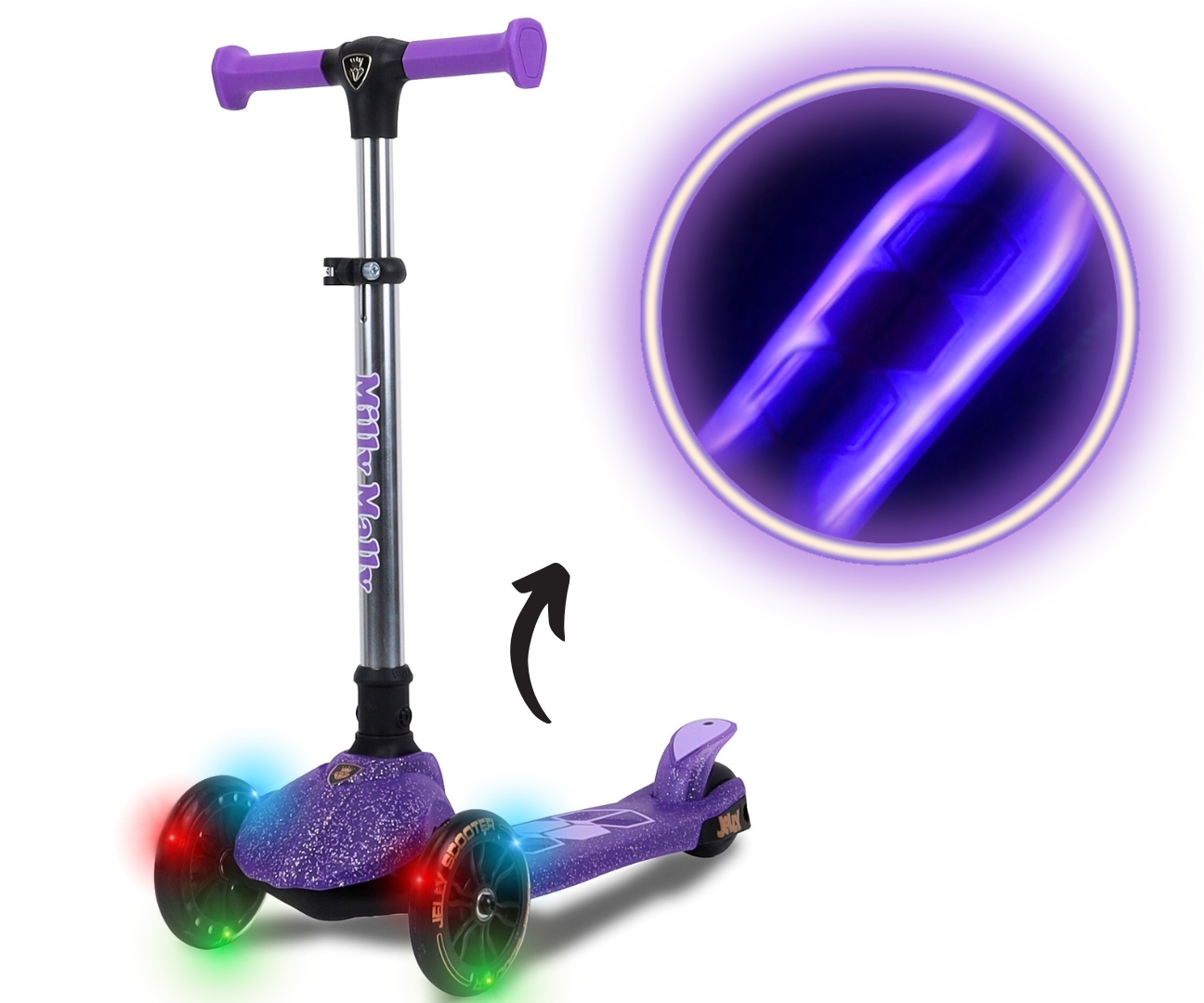Milly Mally Scooter Jelly Violet