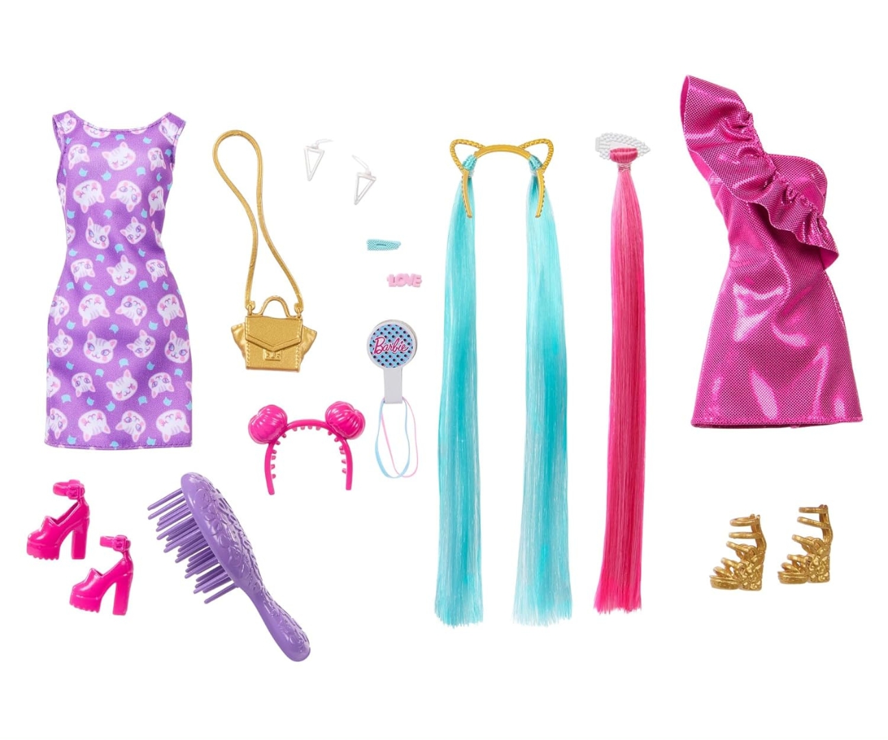 Mattel JDC85 Lalka Barbie Totally Hair — zdjęcie 3