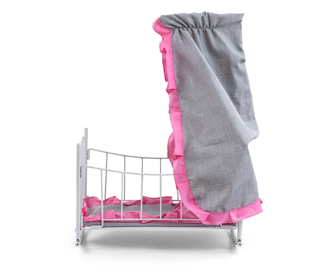 Milly Mally Łóżeczko-Kołyska dla lalek Lily z baldachimem Prestige Pink — zdjęcie 2
