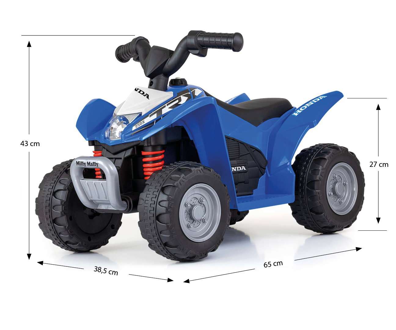 Milly Mally Pojazd na akumulator Quad HONDA ATV Blue — zdjęcie 6