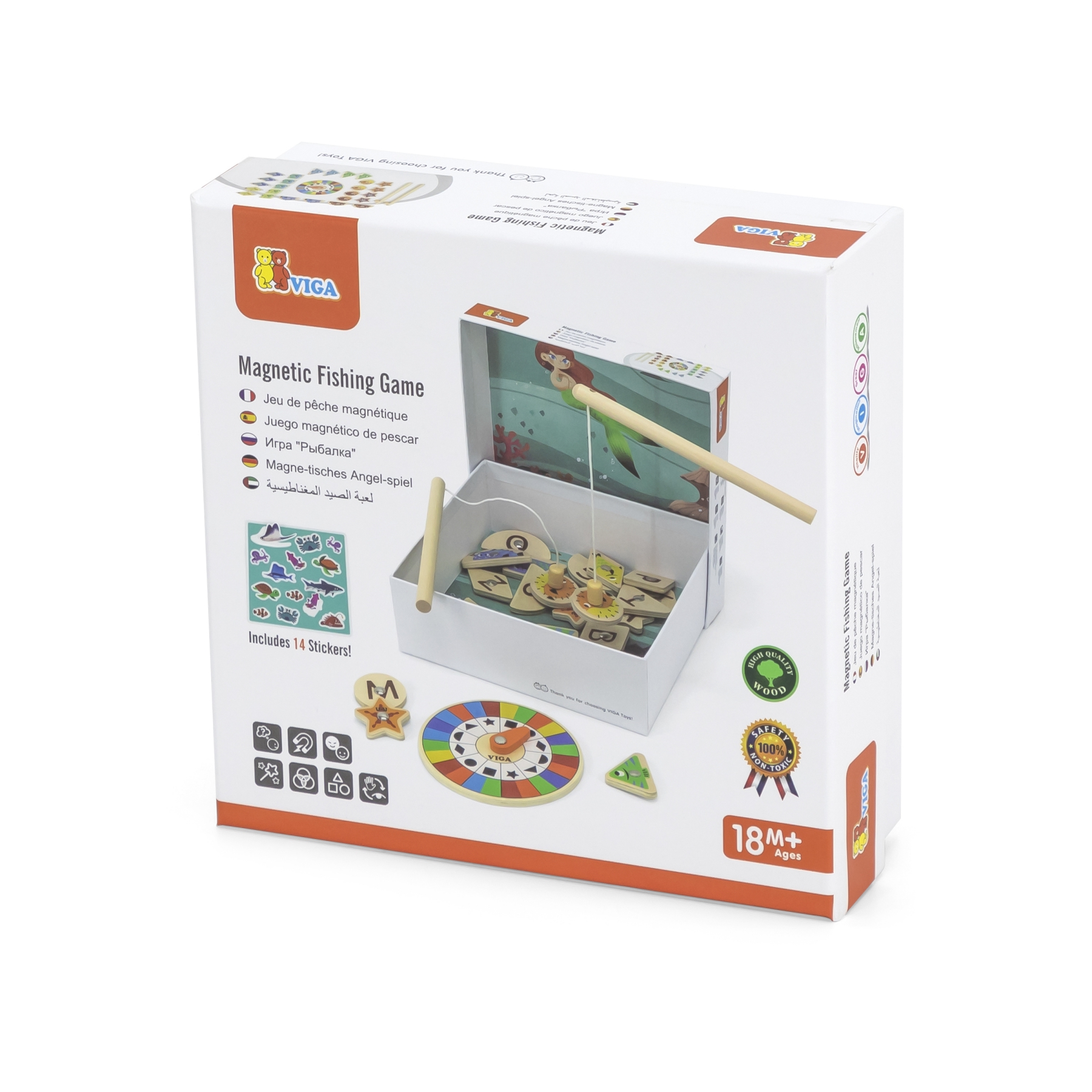 Viga 44673 Magnetyczna gra - łowienie rybek — zdjęcie 5