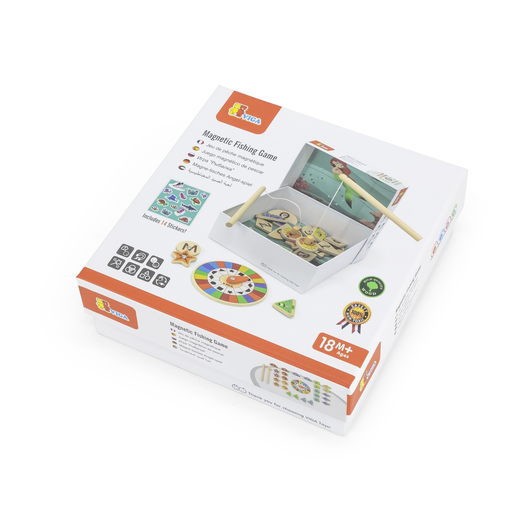 Viga 44673 Magnetyczna gra - łowienie rybek — zdjęcie 7