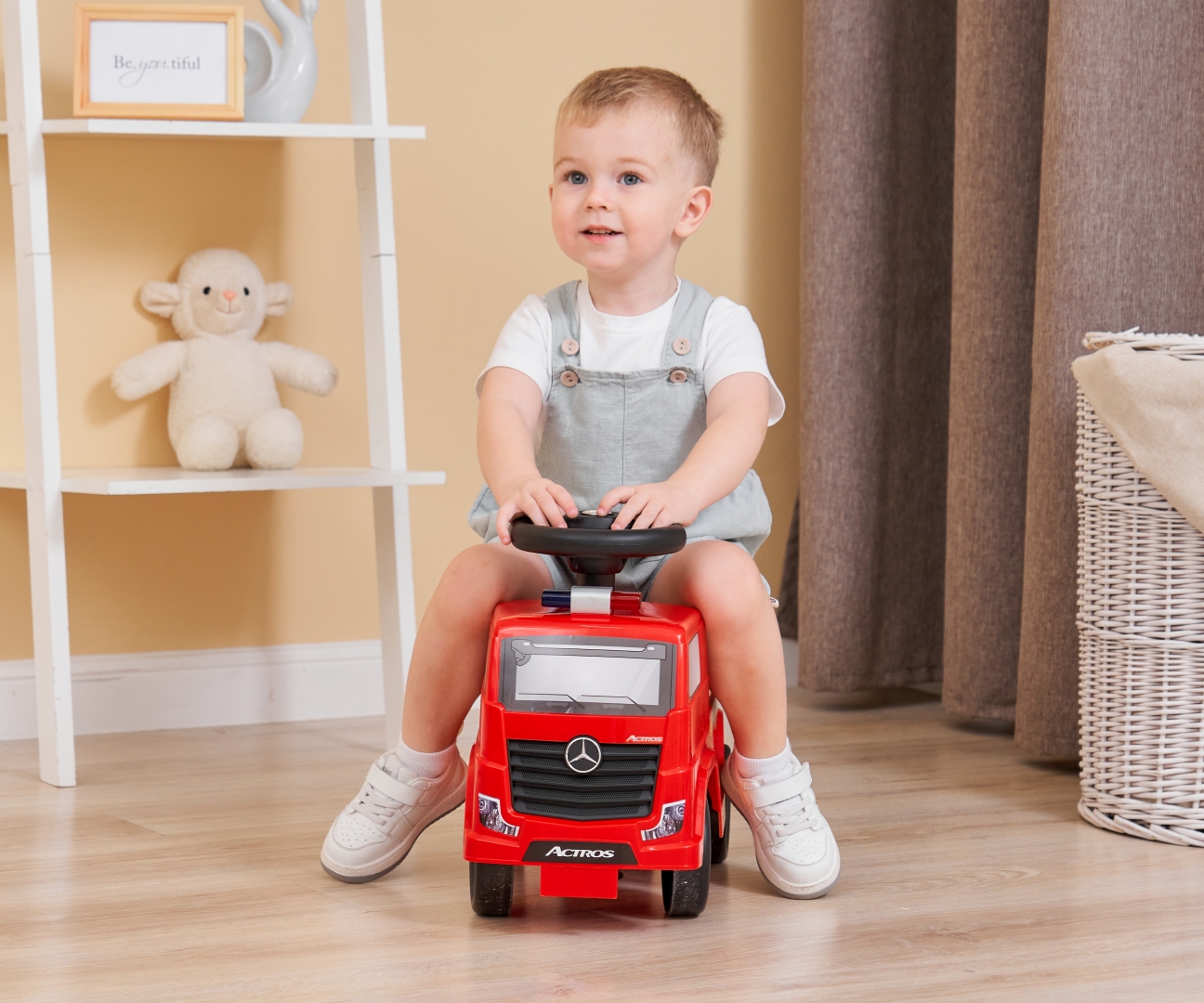 Milly Mally Pojazd Mercedes-Benz Actros Fire Truck Red — zdjęcie 12