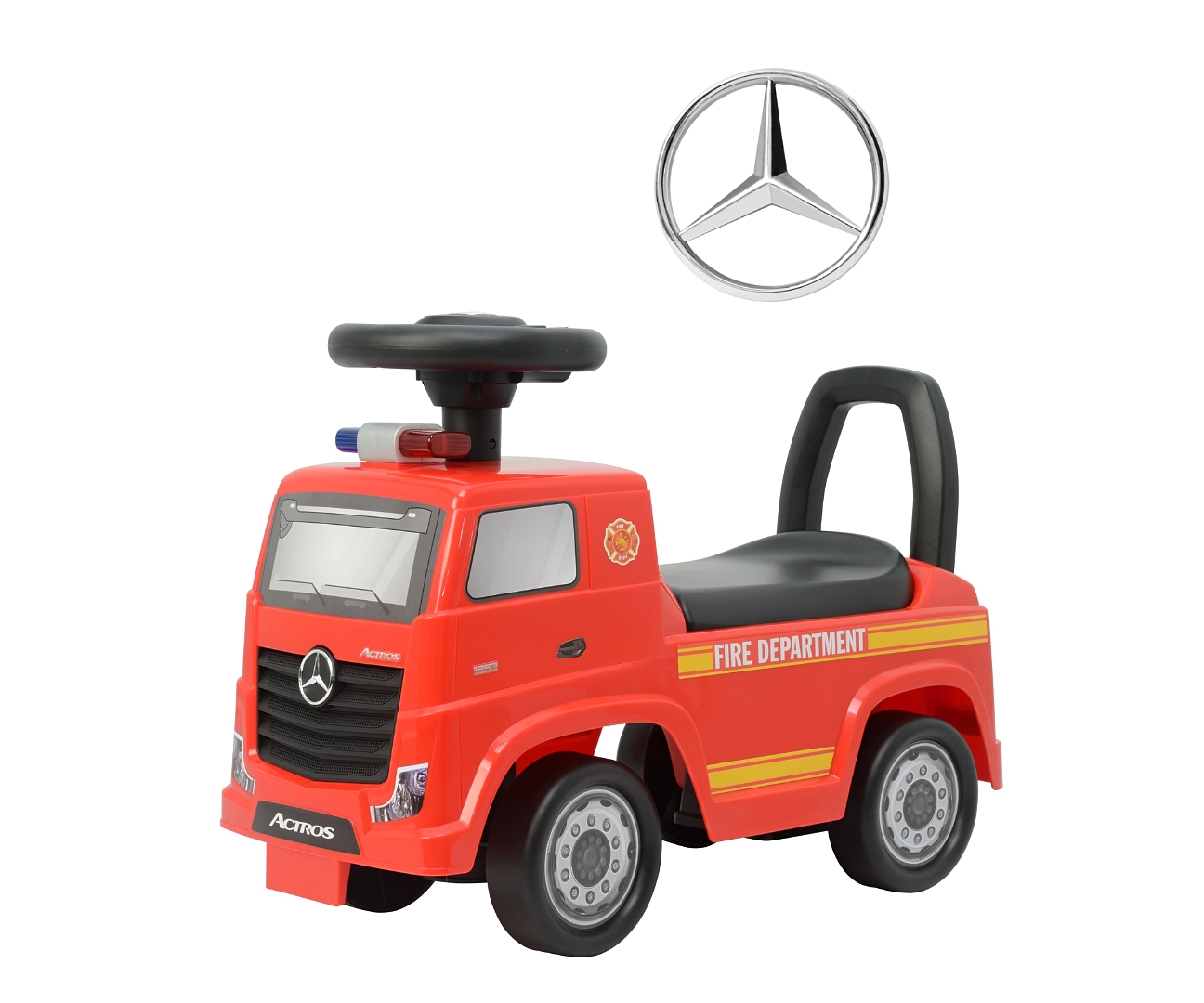 Pojazd Mercedes-Benz Actros tuletorjeauto punane