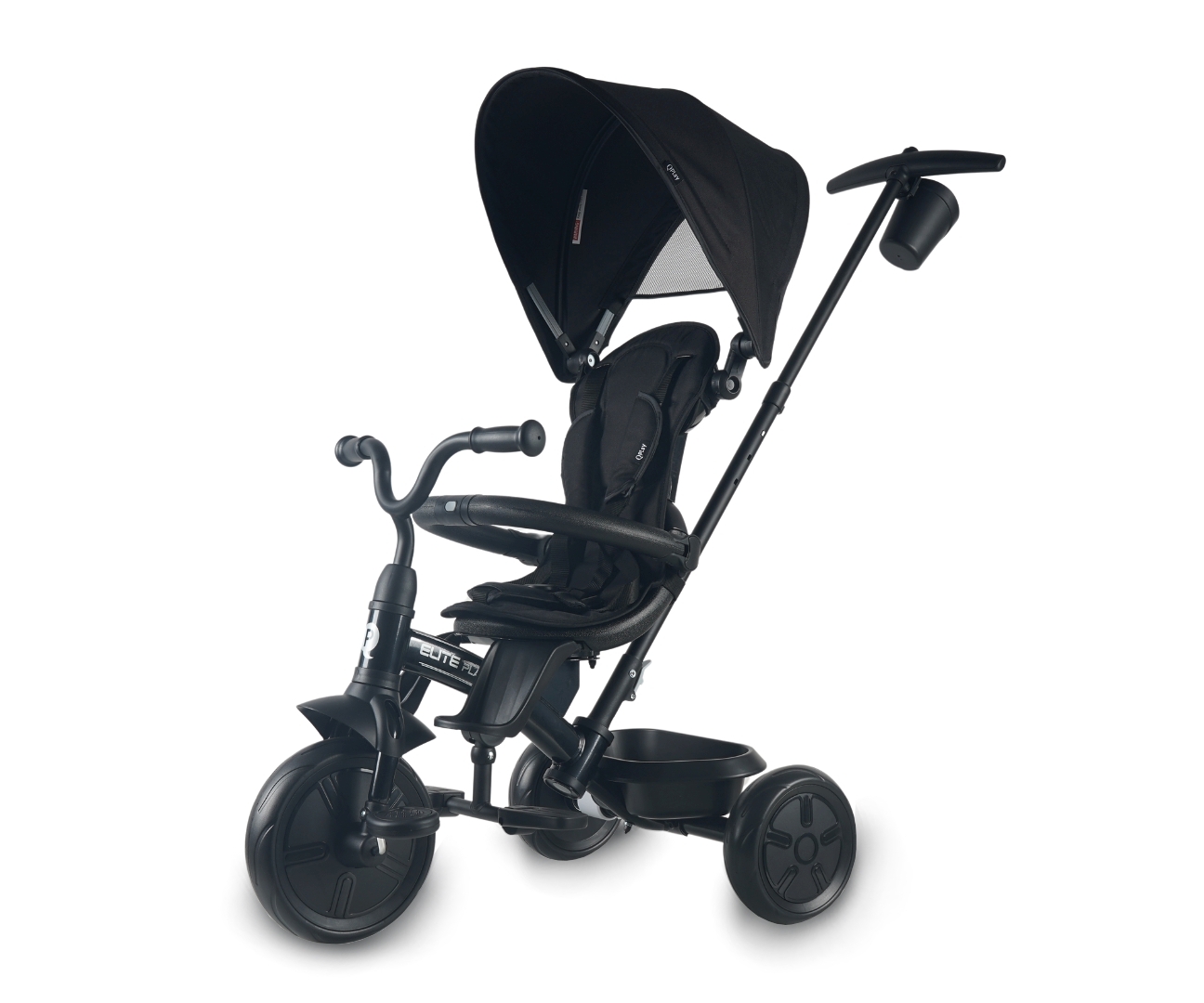 Qplay Rowerek Trójkołowy Elite Platinum Black — zdjęcie 2
