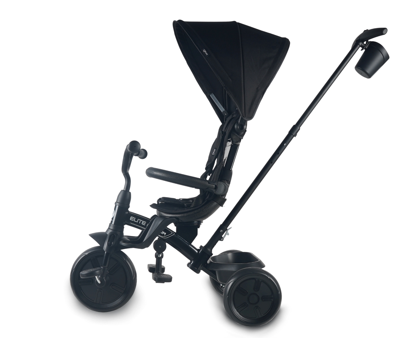 Qplay Rowerek Trójkołowy Elite Platinum Black — zdjęcie 3