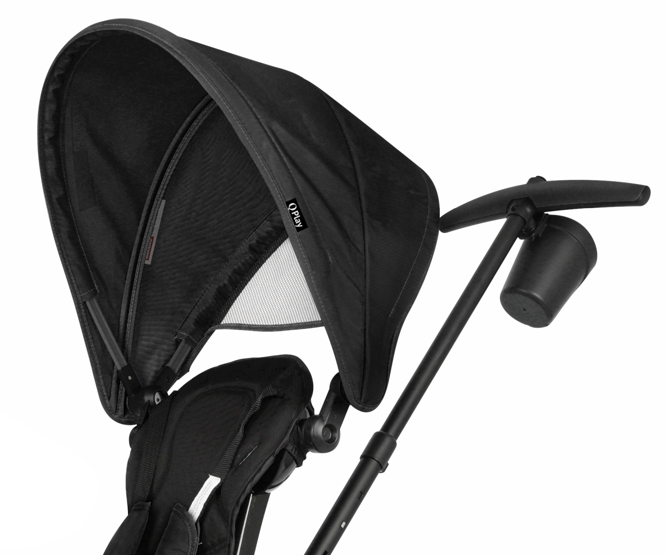 Qplay Rowerek Trójkołowy Elite Platinum Black — zdjęcie 4