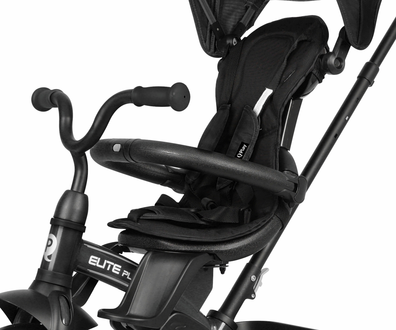 Qplay Rowerek Trójkołowy Elite Platinum Black — zdjęcie 5