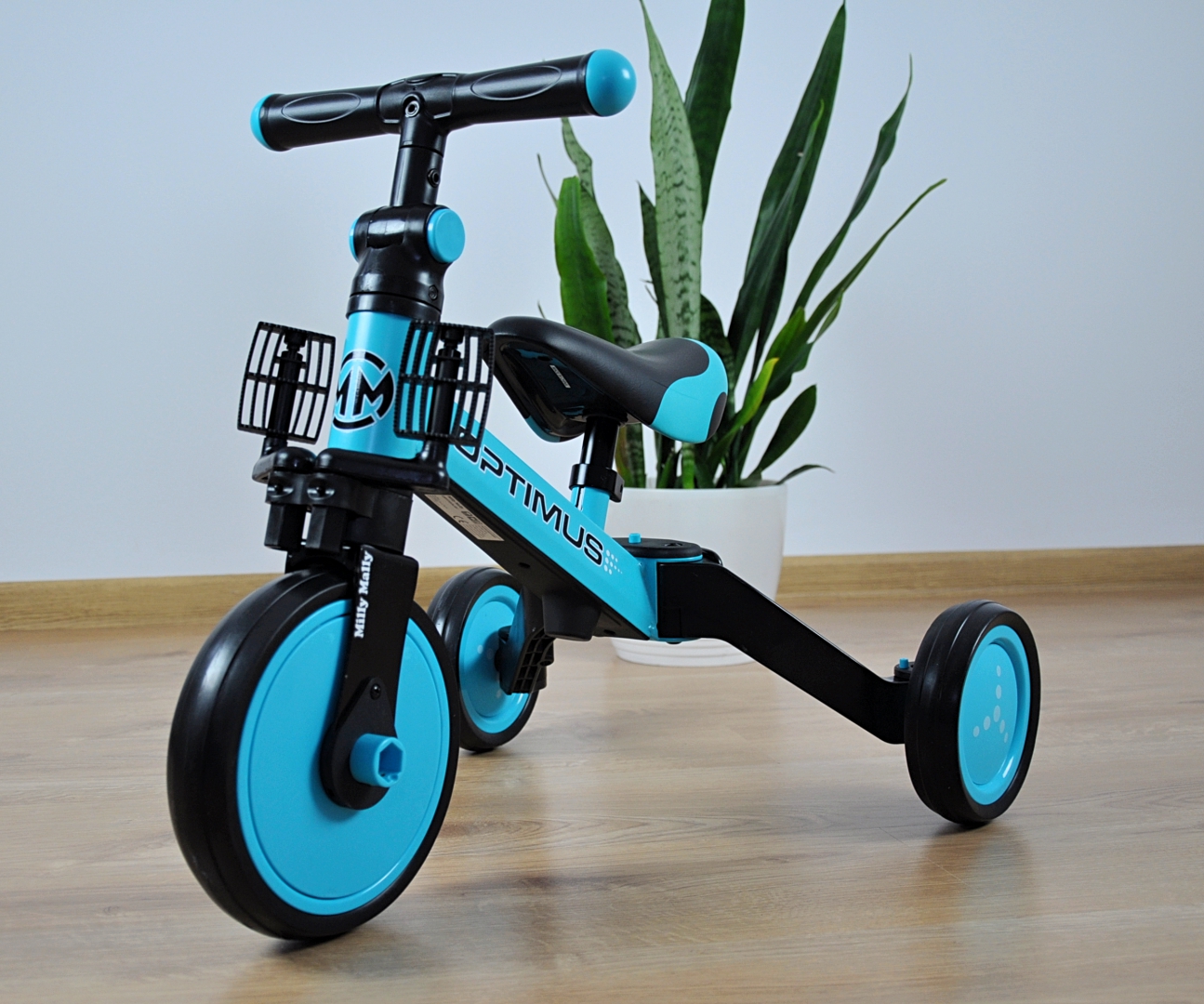 Milly Mally Rowerek 3w1 Optimus Blue — zdjęcie 9