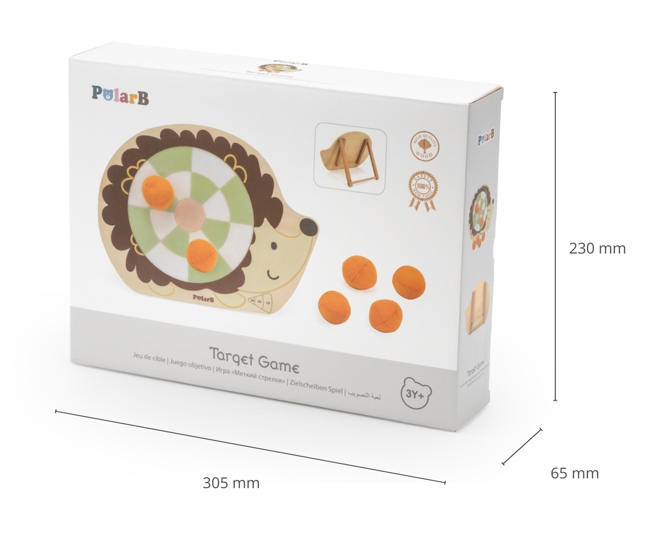 Viga 44242 PolarB Gra zręcznościowa rzut kulkami - Jeżyk — zdjęcie 7