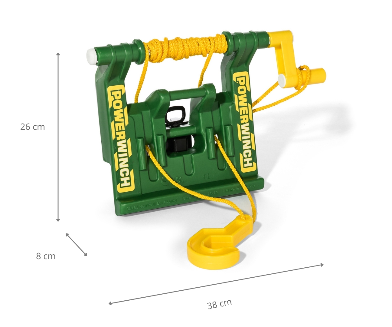 Rolly Toys 408986 Wyciągarka do Rolly Toys Zielona — zdjęcie 6