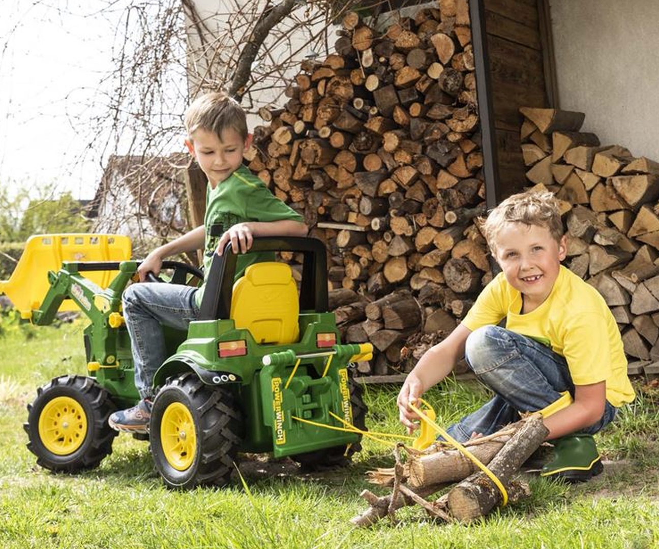 Rolly Toys 408986 Wyciągarka do Rolly Toys Zielona — zdjęcie 7